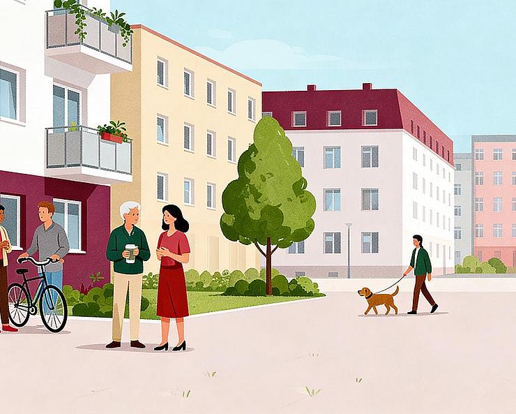 Menschen im Kiez der GESOBAU