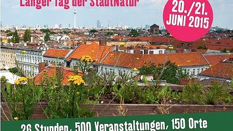 Plakat langer Tag der Stadtnatur