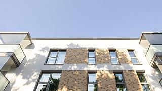Außenaufnahme des neuen GESOcampus Quartier Alt-Wittenau.
