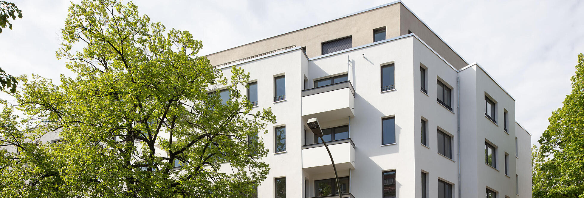 Sechsgeschossiger Neubau in der Mühlenstraße