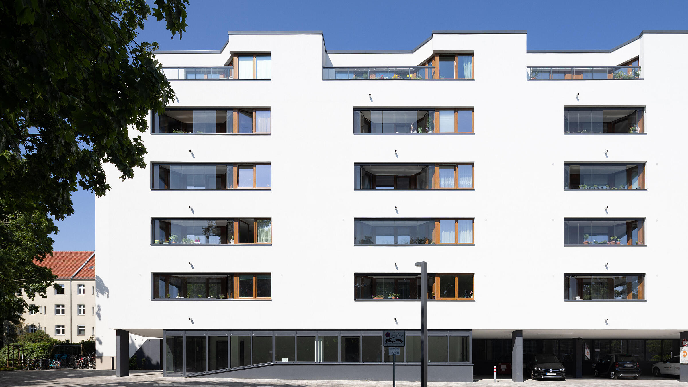 Bild zeigt Zufahrtsansicht zur Mühlenstraße 24 a/b.