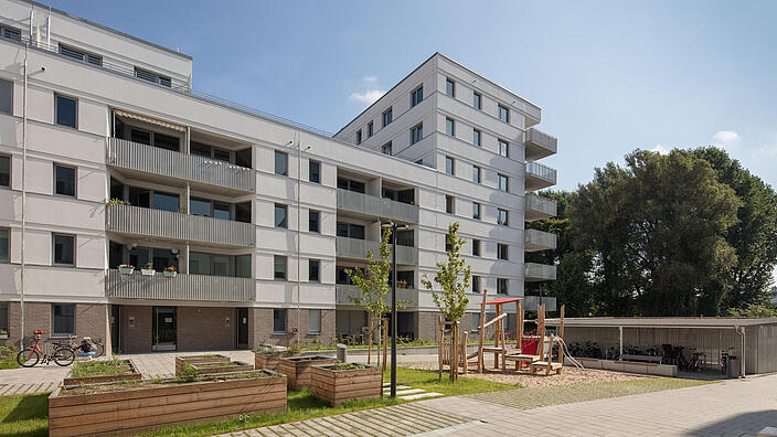 Mehrgeschossiger Neubau Uferhöfe