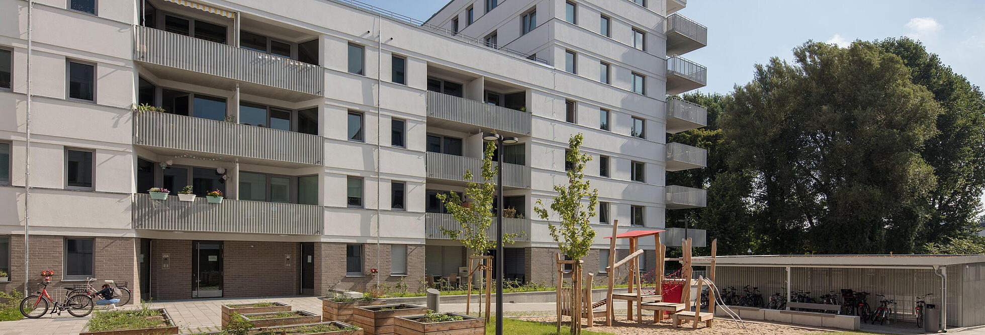 Mehrgeschossiger Neubau Uferhöfe