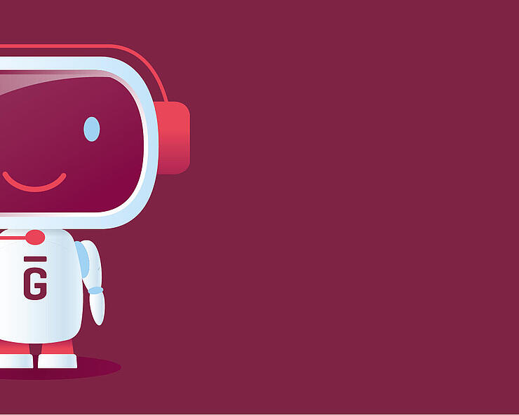 Illustration des Voicebots der GESOBAU.
