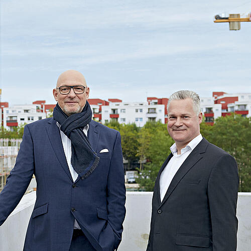 Die beiden Vorstände der GESOBAU AG