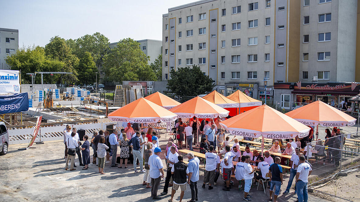 Veranstaltung zur Grundsteinlegung