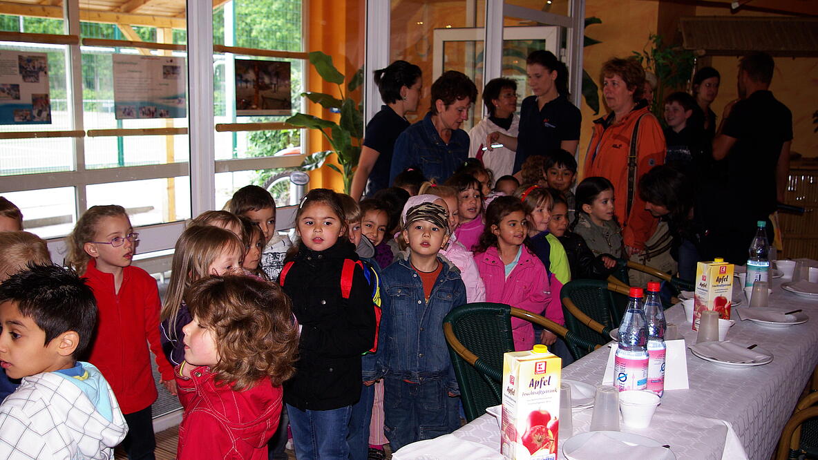 Kindergruppe im Beach Center