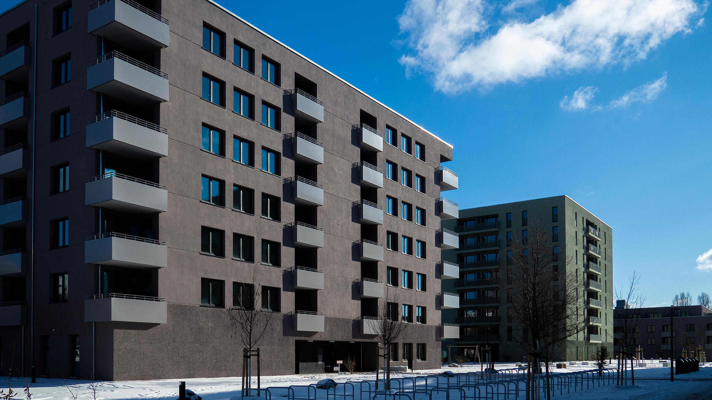 Theodor Quartier: zwei freistehende, mehrgeschössiges Wohnhäuser