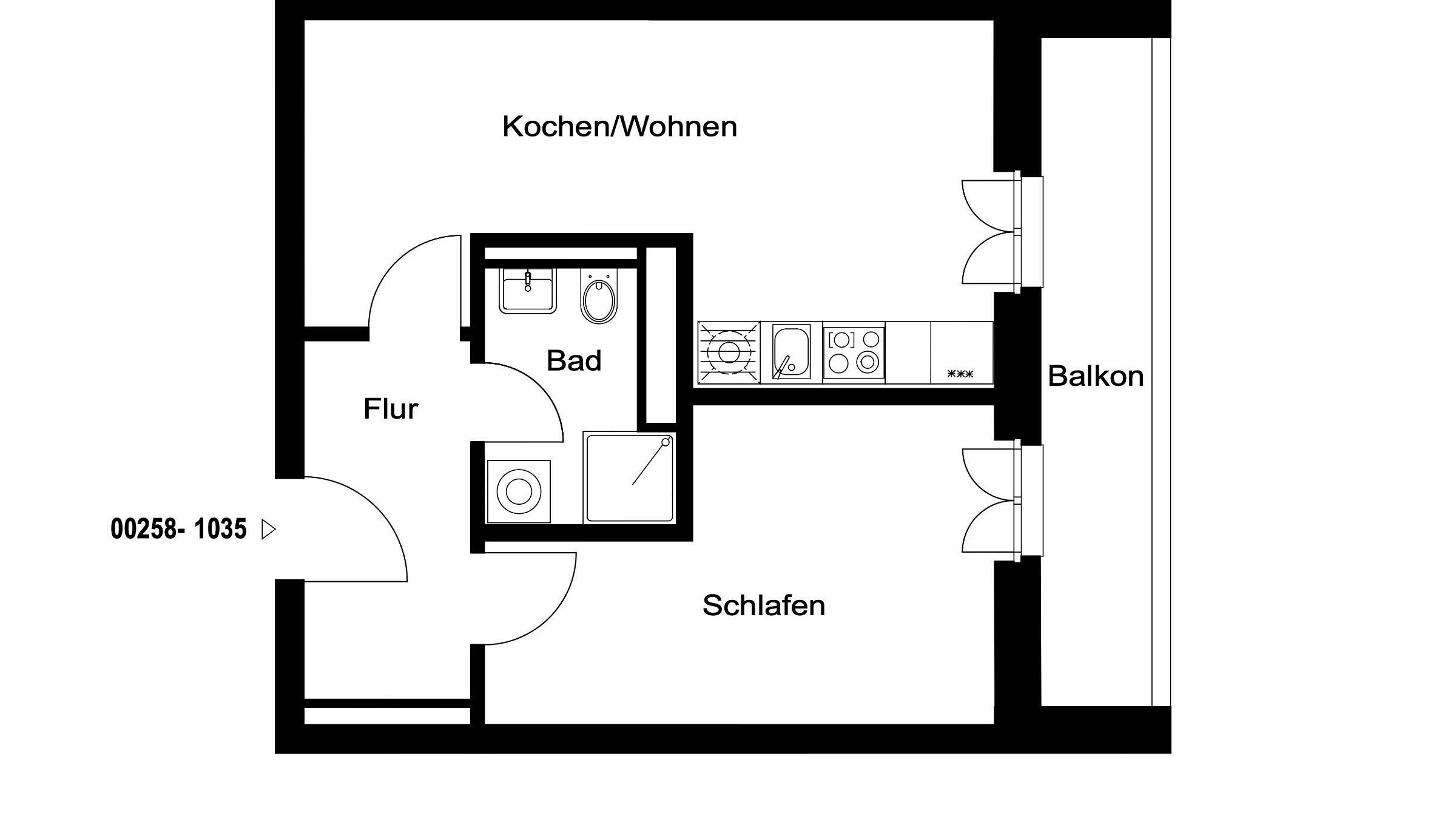 Wohnungsgrundriss