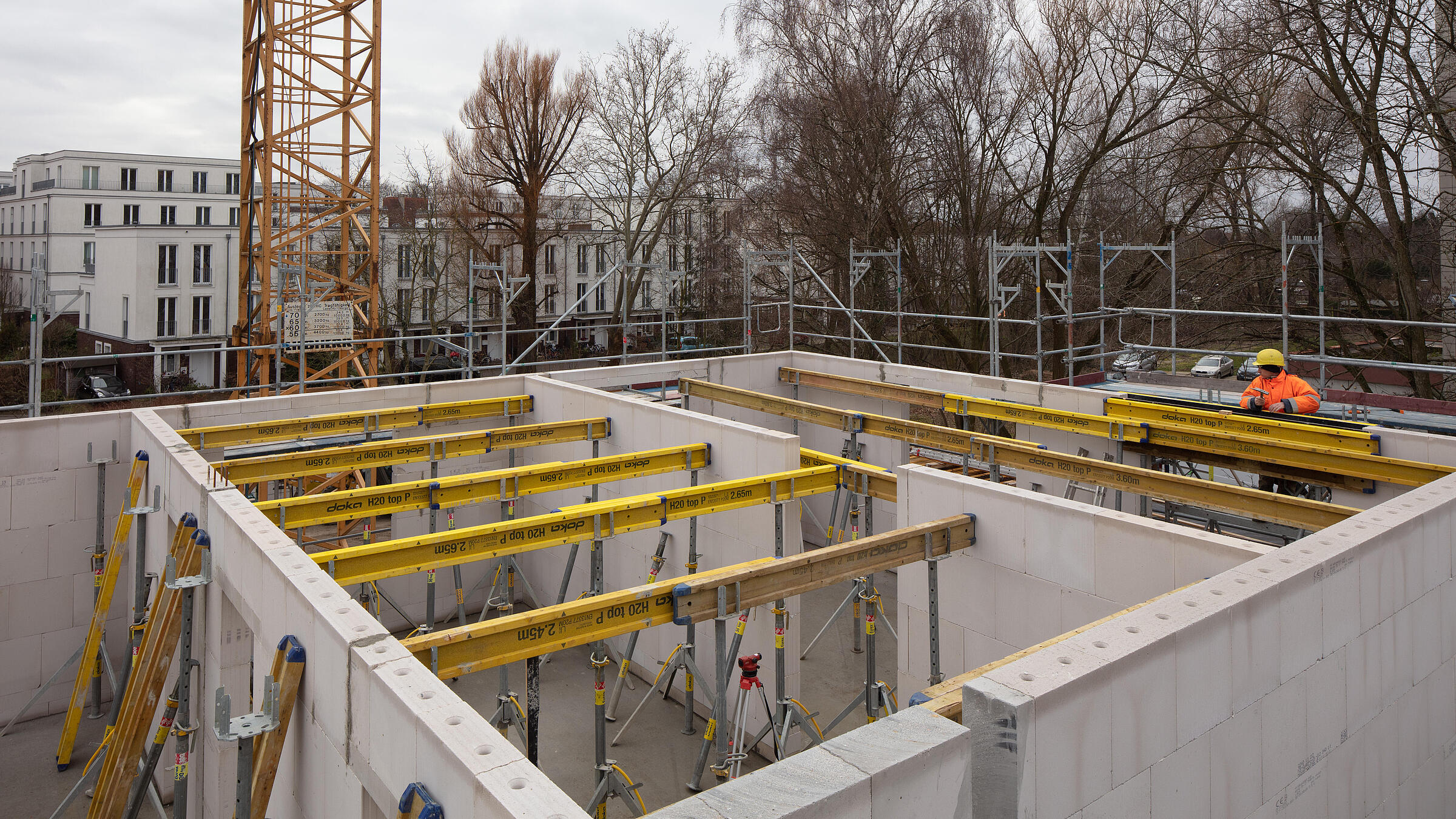 Baustelle Neubau Schlossallee