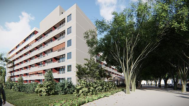 تصویر Mit WBS-berechtigtem Einkommen – Für Menschen ab 60 Jahren · Wilhelmsruher Damm 148, 13439 Berlin (2)